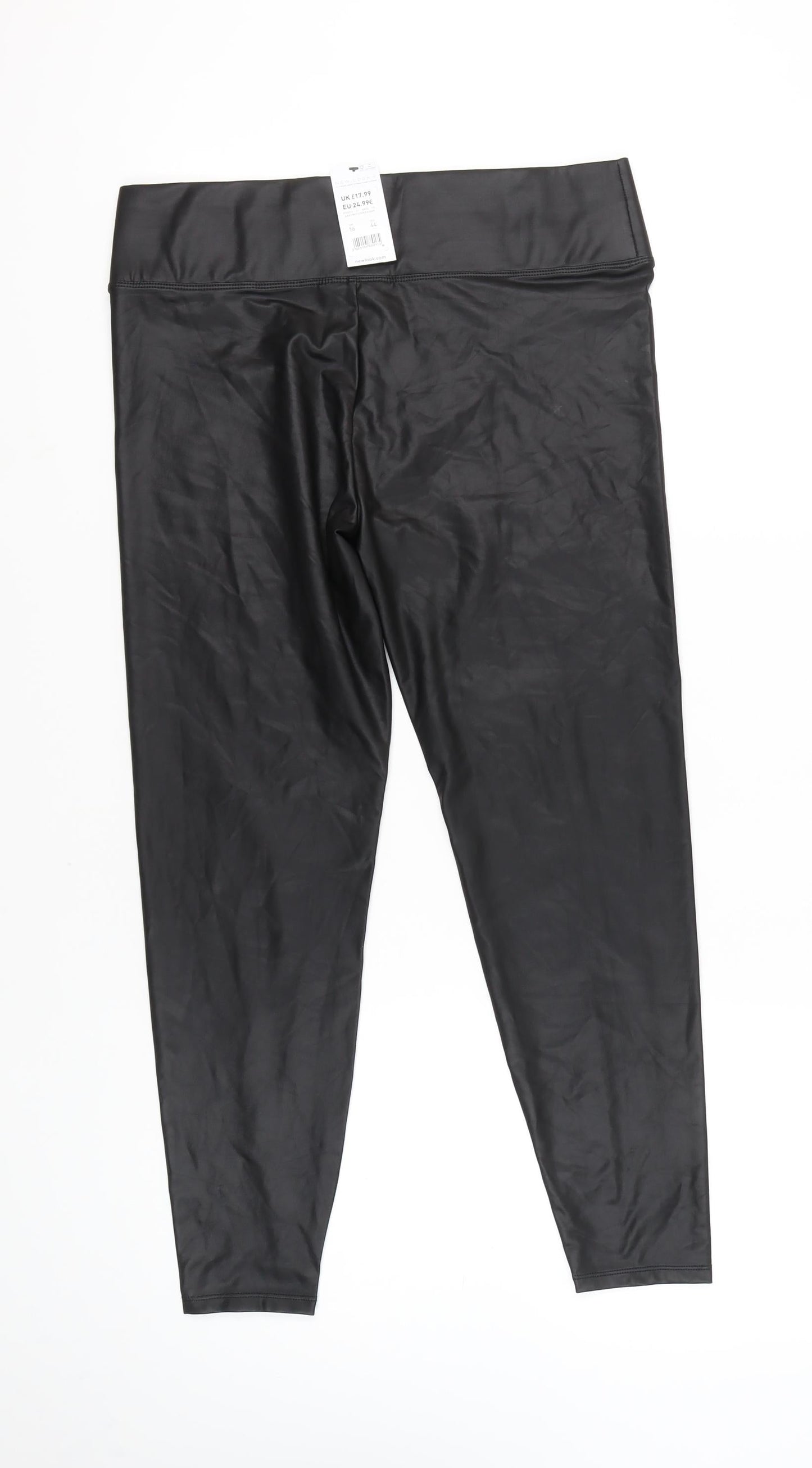 Womens UK Size 16 New Look  Ankle Black Leggings