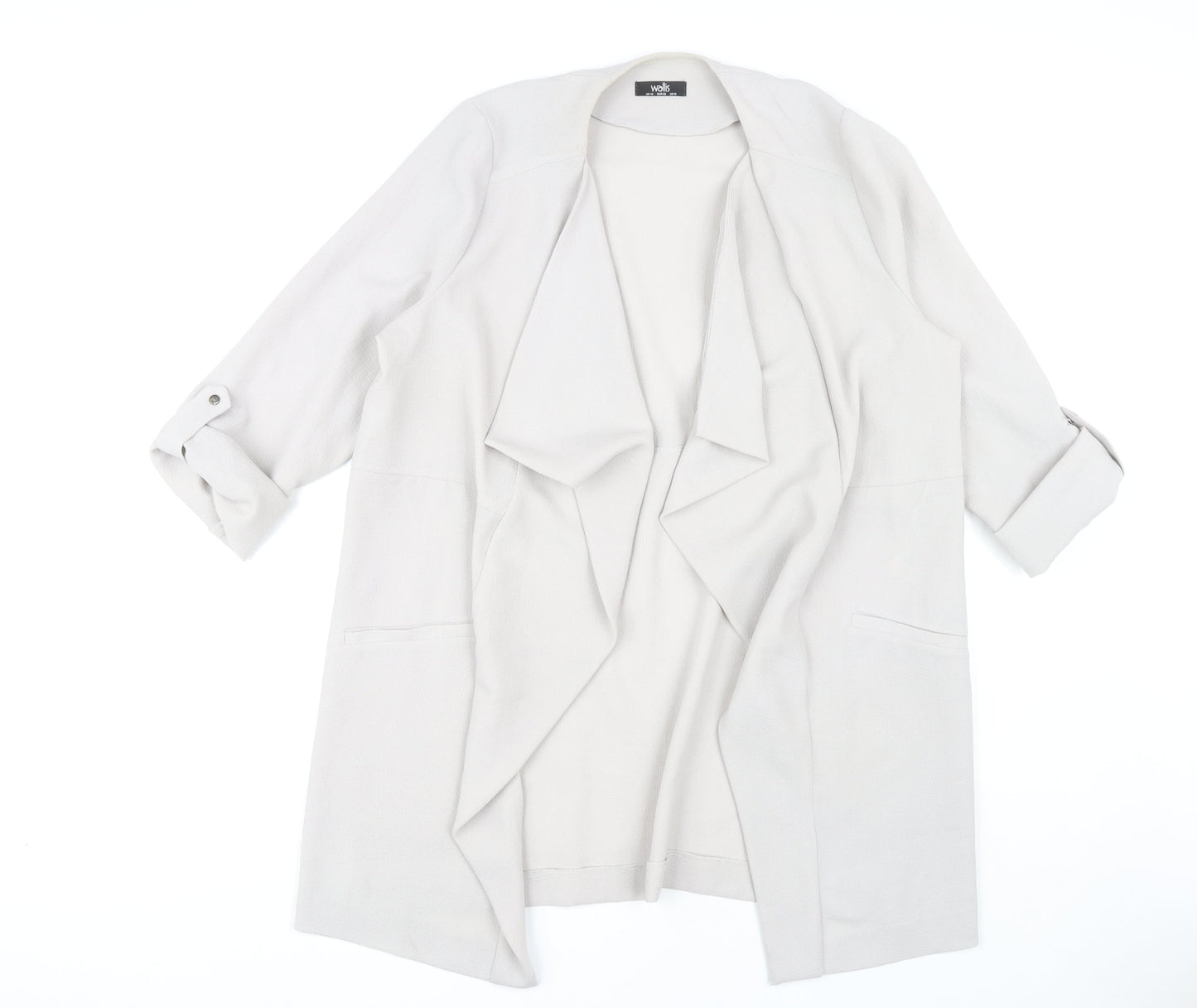 Womens UK Size 14 Wallis White Basic Jacket