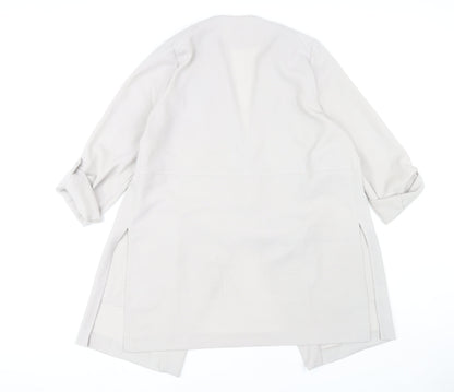 Womens UK Size 14 Wallis White Basic Jacket