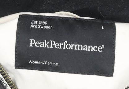 Peak Performance Women's Black Ski Jacket L