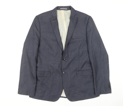 Marks and Spencer Men's Blue Blazer 42 Long Jacket