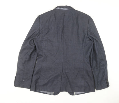 Marks and Spencer Men's Blue Blazer 42 Long Jacket