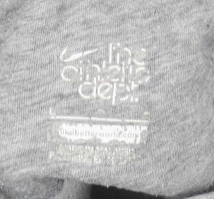 Nike Women's Grey Pullover Hoodie, Size L, Casual