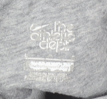 Nike Women's Grey Pullover Hoodie, Size L, Casual