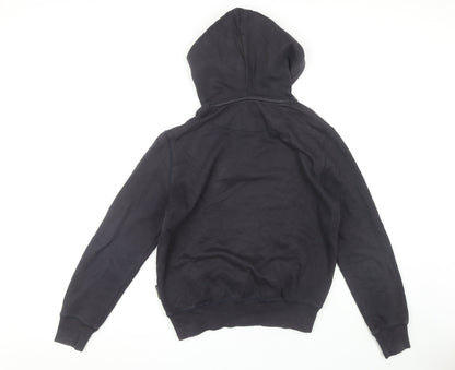 Mens UK Size S French Connection Black Pullover Hoodie