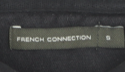 Mens UK Size S French Connection Black Pullover Hoodie