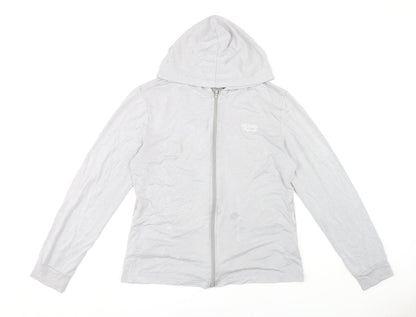 Womens UK Size 16 Lee Cooper Grey Full Zip Hoodie