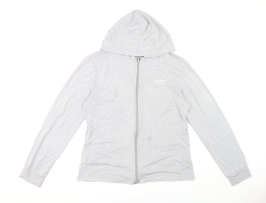 Womens UK Size 16 Lee Cooper Grey Full Zip Hoodie