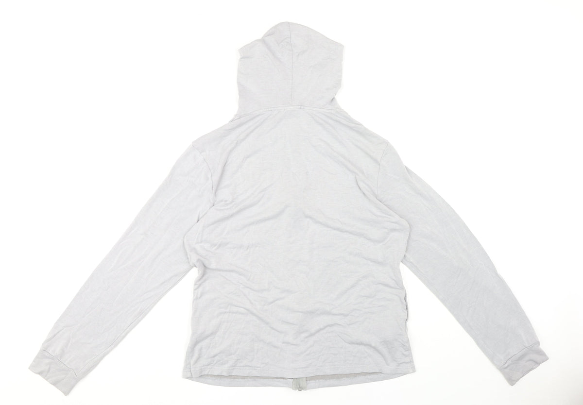 Womens UK Size 16 Lee Cooper Grey Full Zip Hoodie
