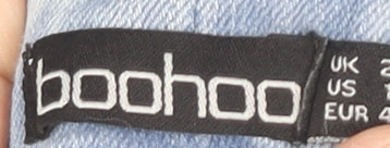 Boohoo Women's Blue Distressed Jeans Size 20