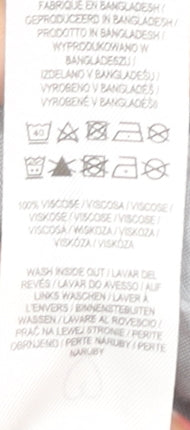 Primark Women's Grey Relaxed Trousers Size 12