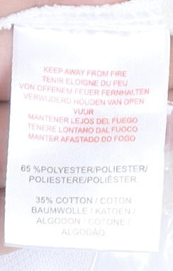 Cutting Edge Men's Yellow Striped Polo, Size L