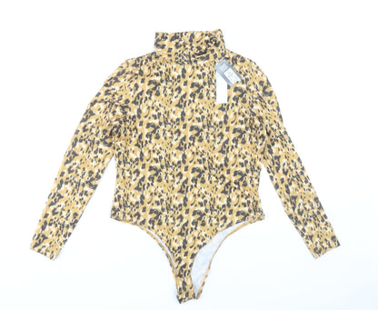 Primark Women's Animal Print Bodysuit, Size 12, Multicoloured