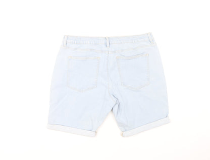 Denim Co Blue Slim Stretch Denim Shorts XL Men