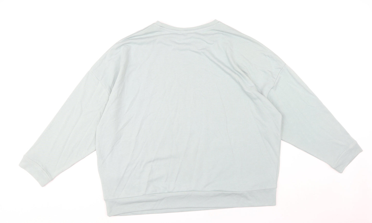 F&F Women's Grey XL Pullover Sweatshirt