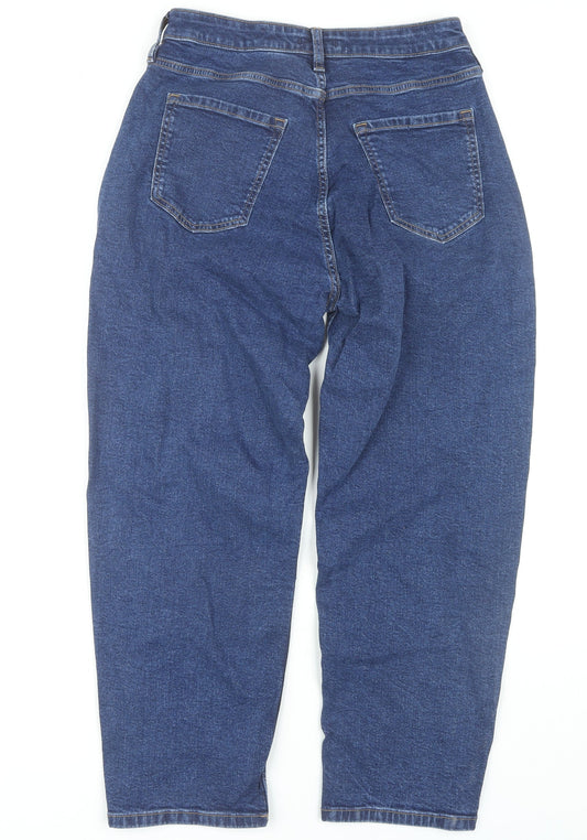 F&F Women's Blue High Rise Jeans, Size 10