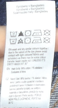 F&F Women's Blue High Rise Jeans, Size 10