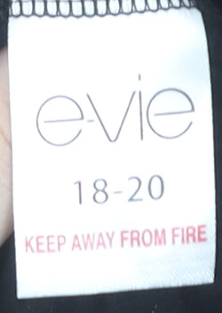 Evie Black Long Sleeve Women's Plus Top 18