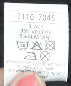 Evie Black Long Sleeve Women's Plus Top 18