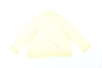 Womens UK Size 18 BHS Yellow Cardigan Jumper