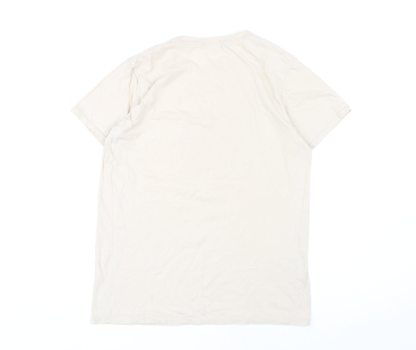 PrettyLittleThing Women's Beige T-Shirt S Casual