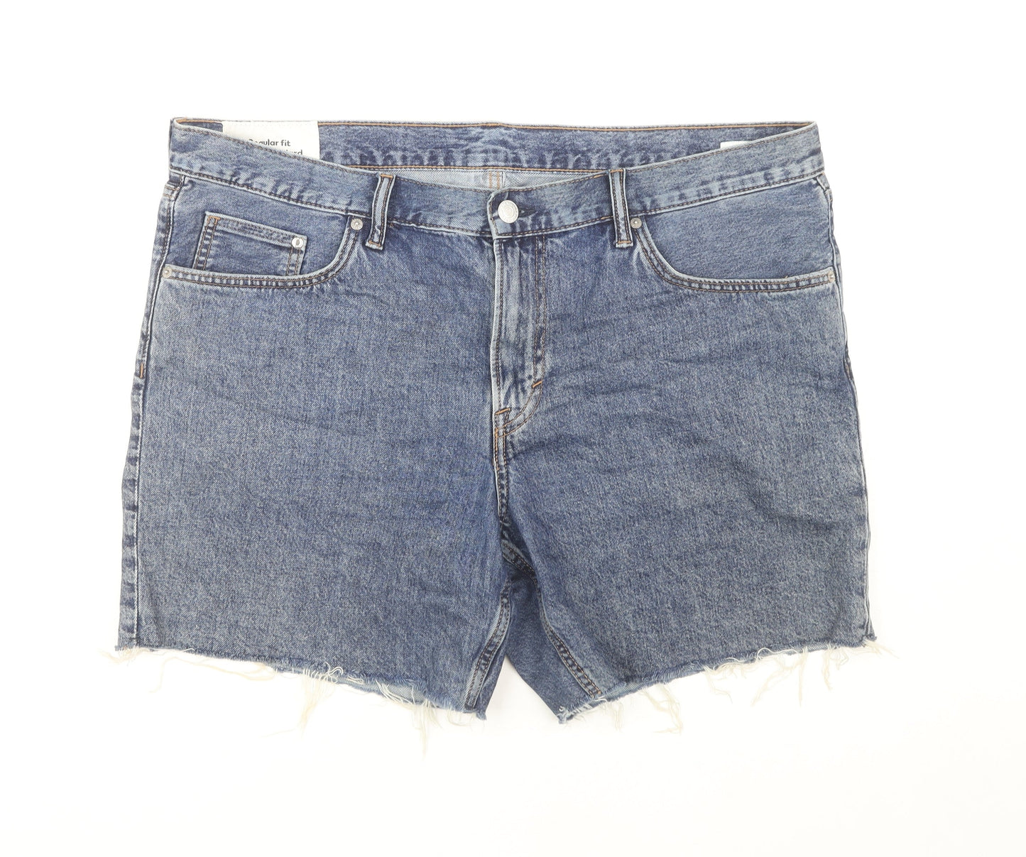 Womens UK Size 10 H&M Regular Fit Cut-Off Shorts