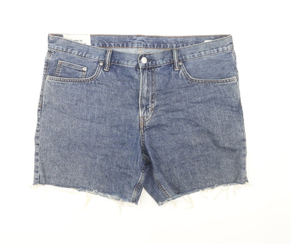 Womens UK Size 10 H&M Regular Fit Cut-Off Shorts