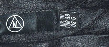 Missguided Women's Black Pencil Skirt, Size 10, New