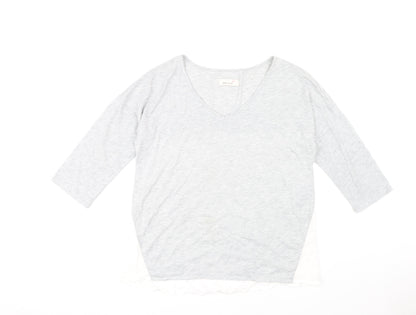 Womens UK Size 14 Marks and Spencer Grey Basic Blouse