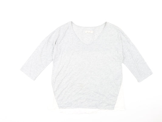Womens UK Size 14 Marks and Spencer Grey Basic Blouse