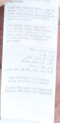 New Look Women's Pink Lace Bodysuit - Size 10