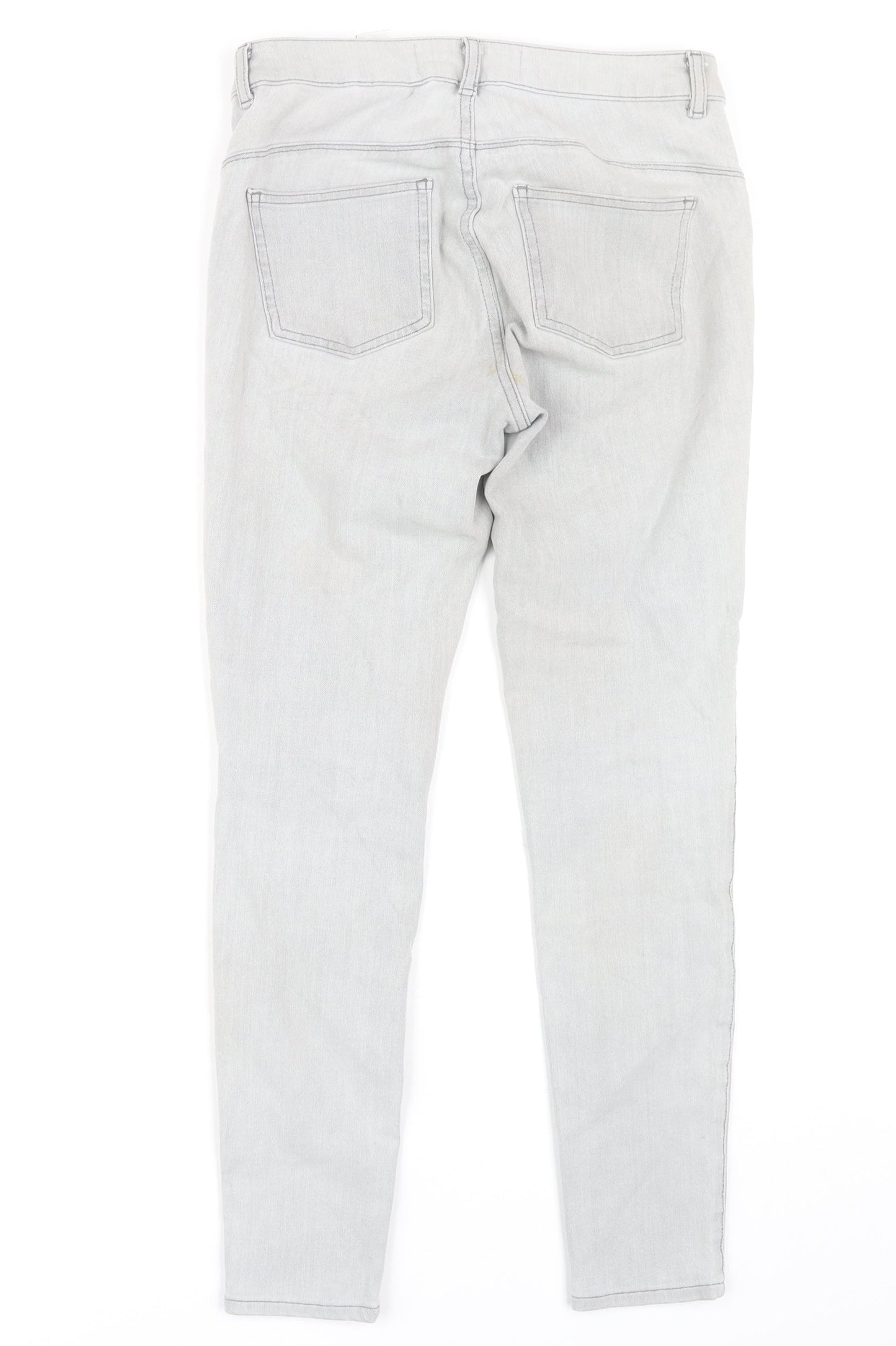 Next Women's Grey Skinny Jeans, Size 10, Slim Fit