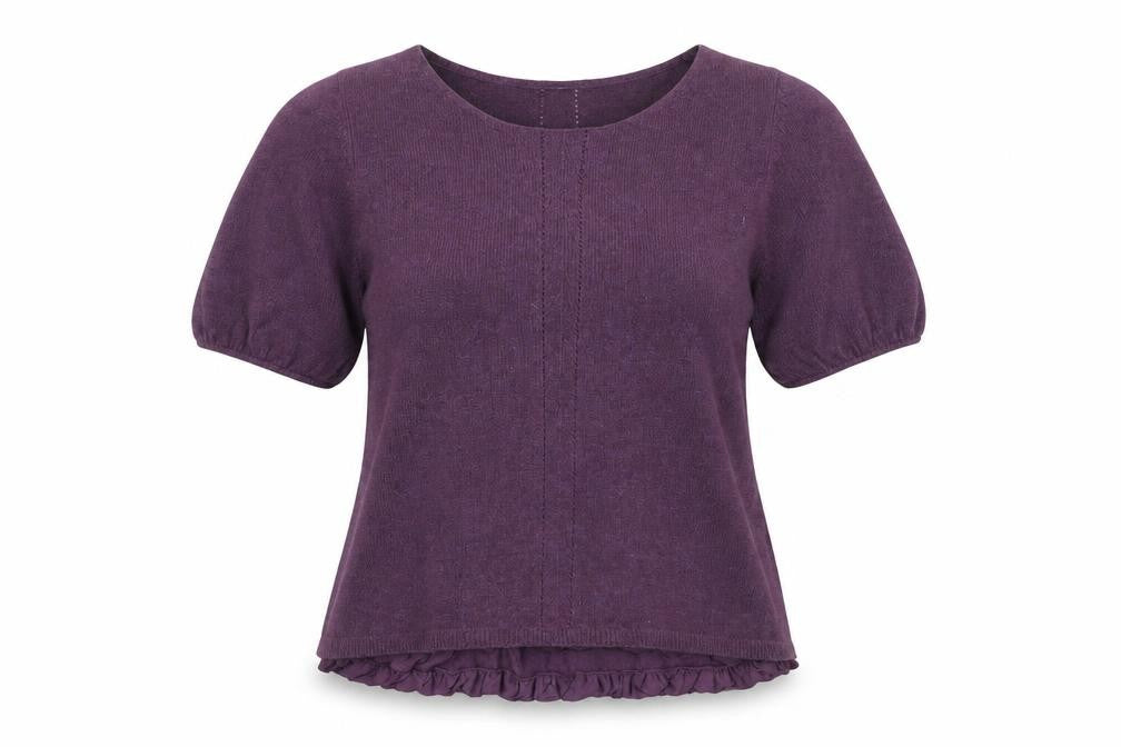 Womens UK Size S Jigsaw Purple Pullover Jumper