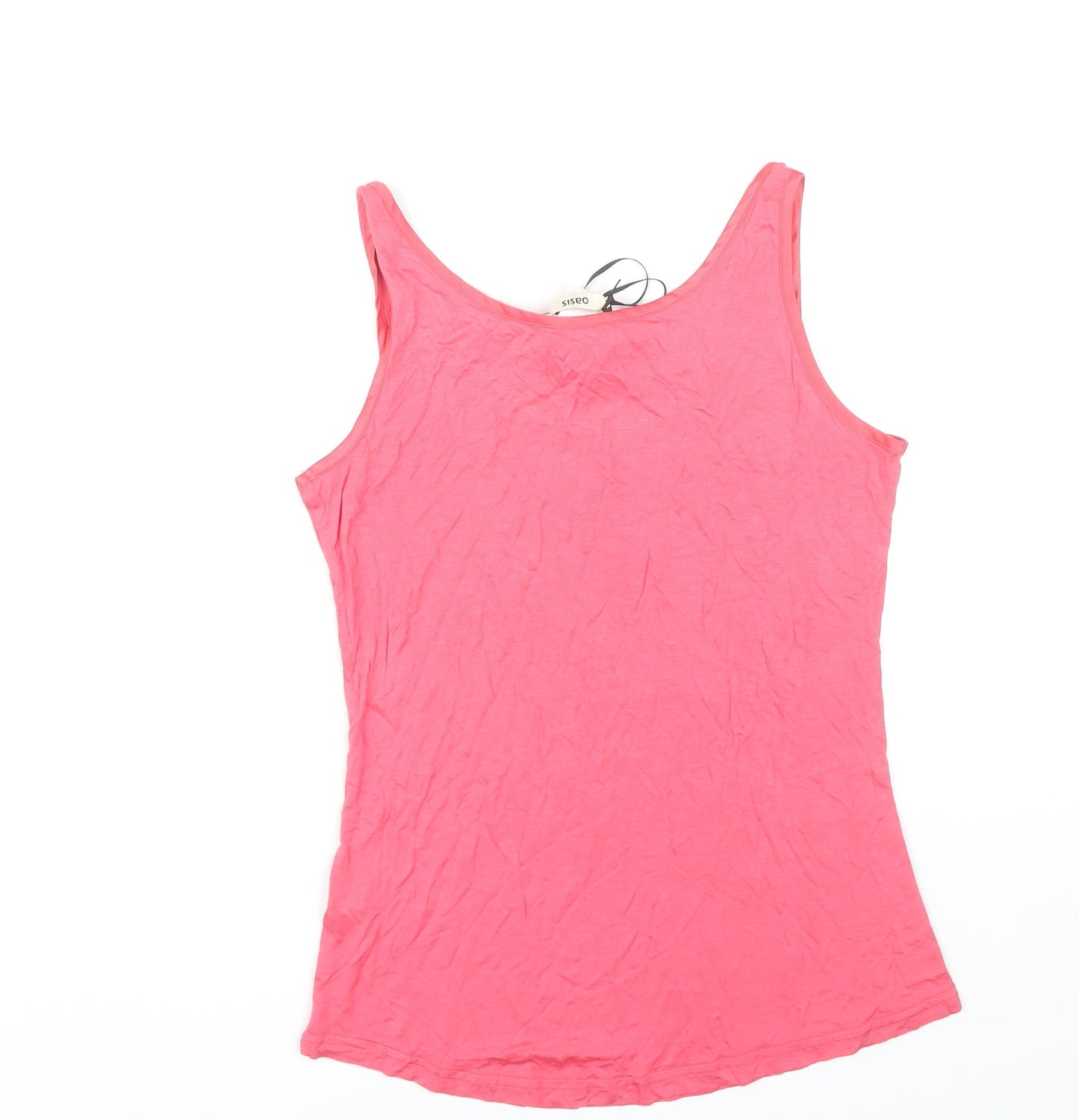 Womens UK Size M Oasis Pink Basic Tank