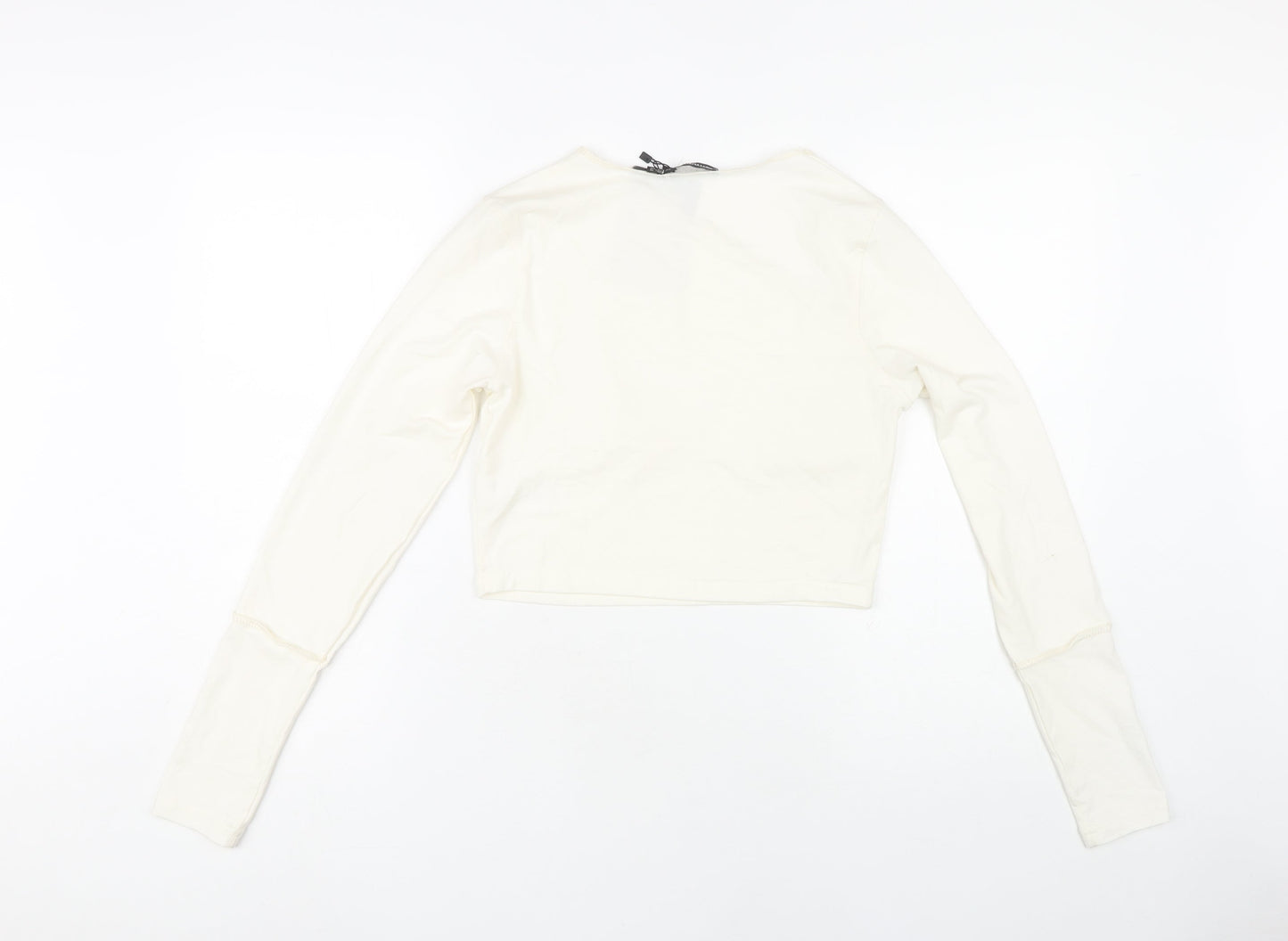 PrettyLittleThing Women's White Cropped Top