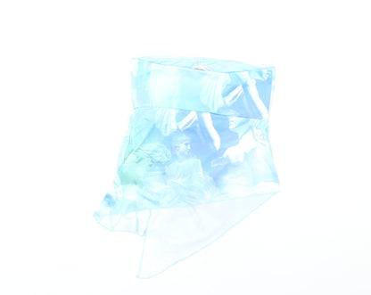 Bershka Women's Blue Strapless Camisole Top Size S