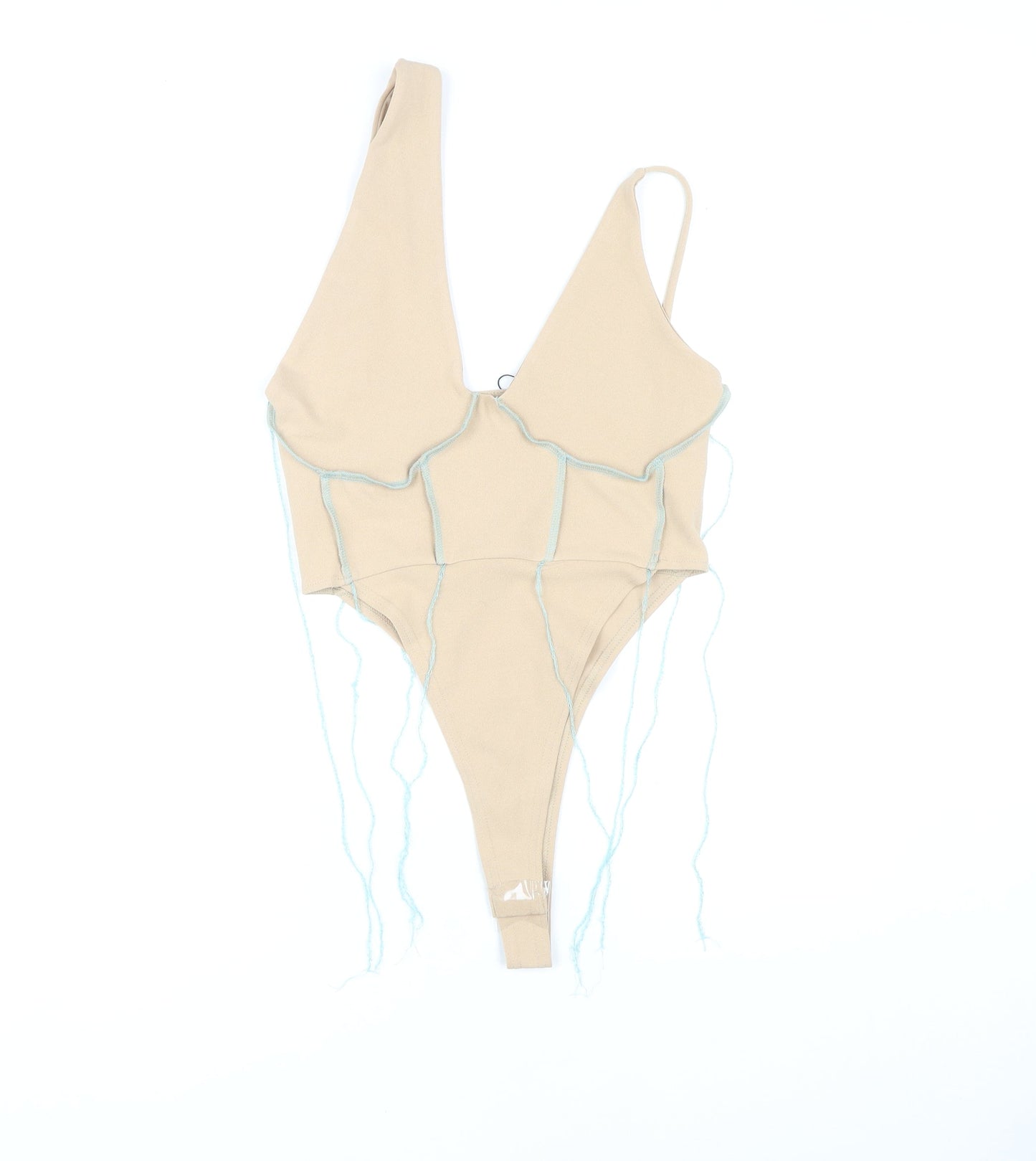 PrettyLittleThing Women's Beige Bodysuit Size 10