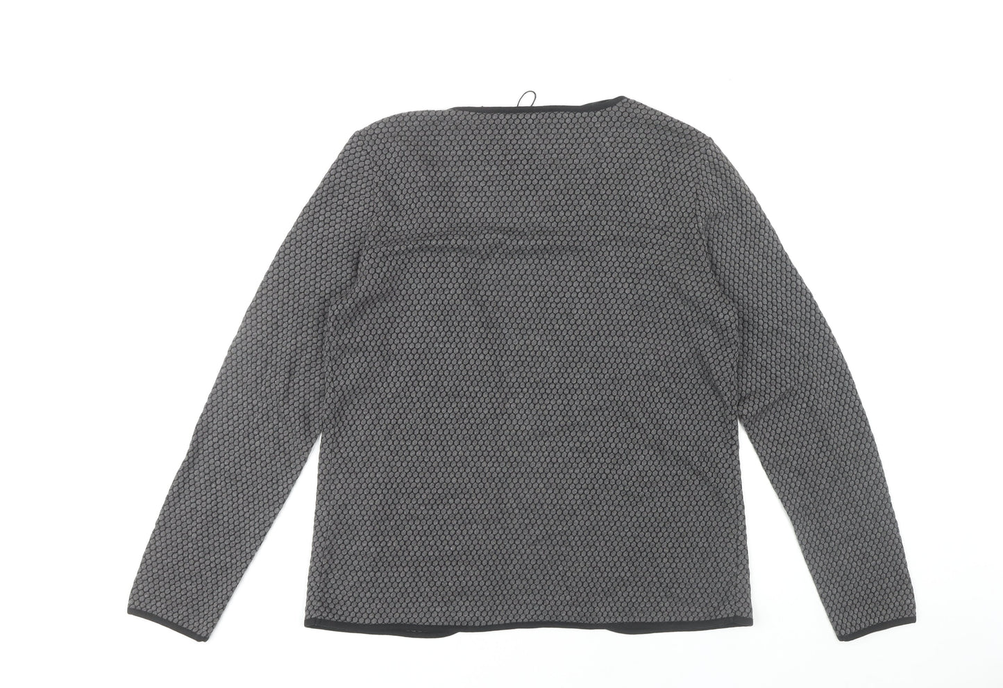 Womens UK Size L Only Grey Cardigan Jumper