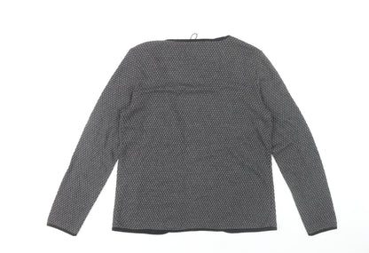 Womens UK Size L Only Grey Cardigan Jumper