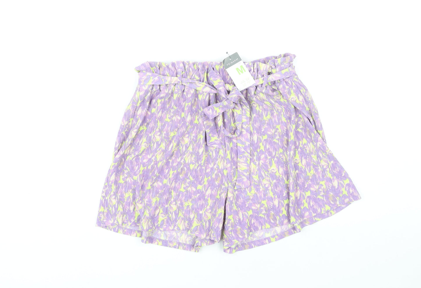 Primark Women's Purple Paperbag Shorts M