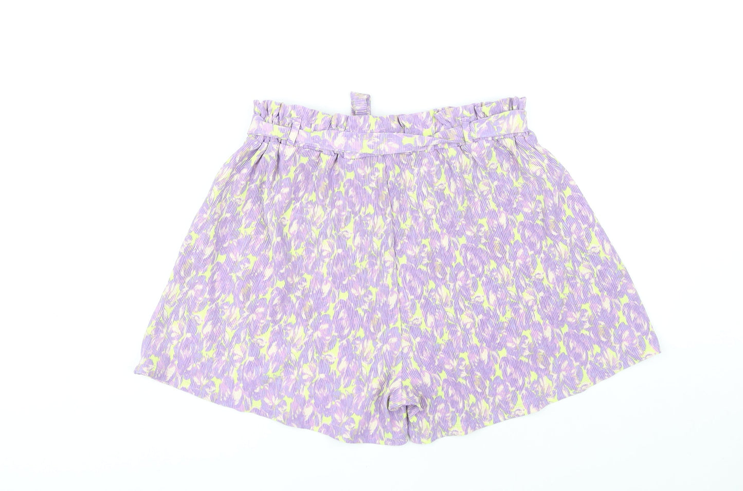 Primark Women's Purple Paperbag Shorts M