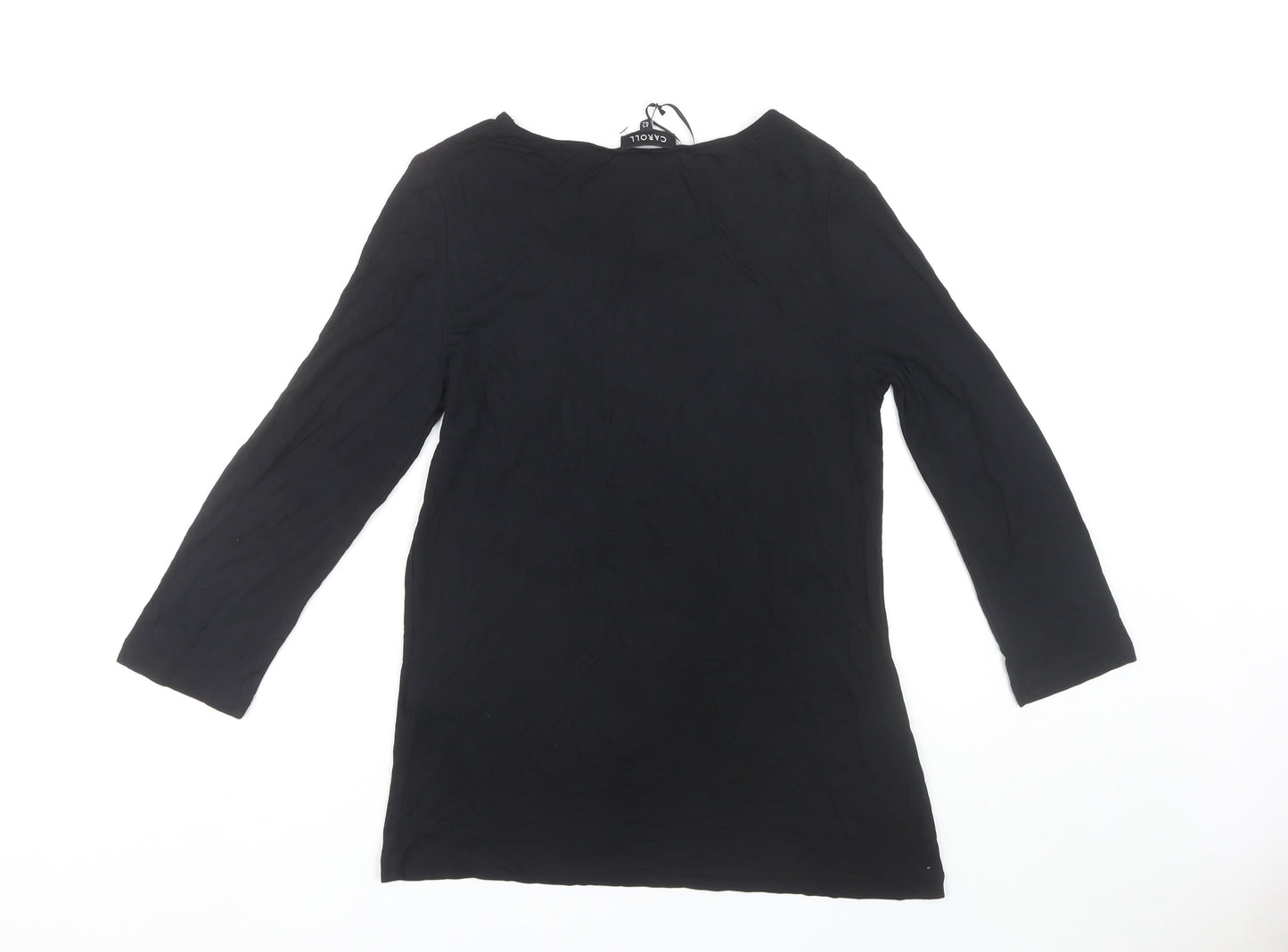 Caroll Women's Black Viscose Blouse Size 14