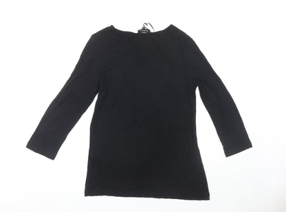 Caroll Women's Black Viscose Blouse Size 14