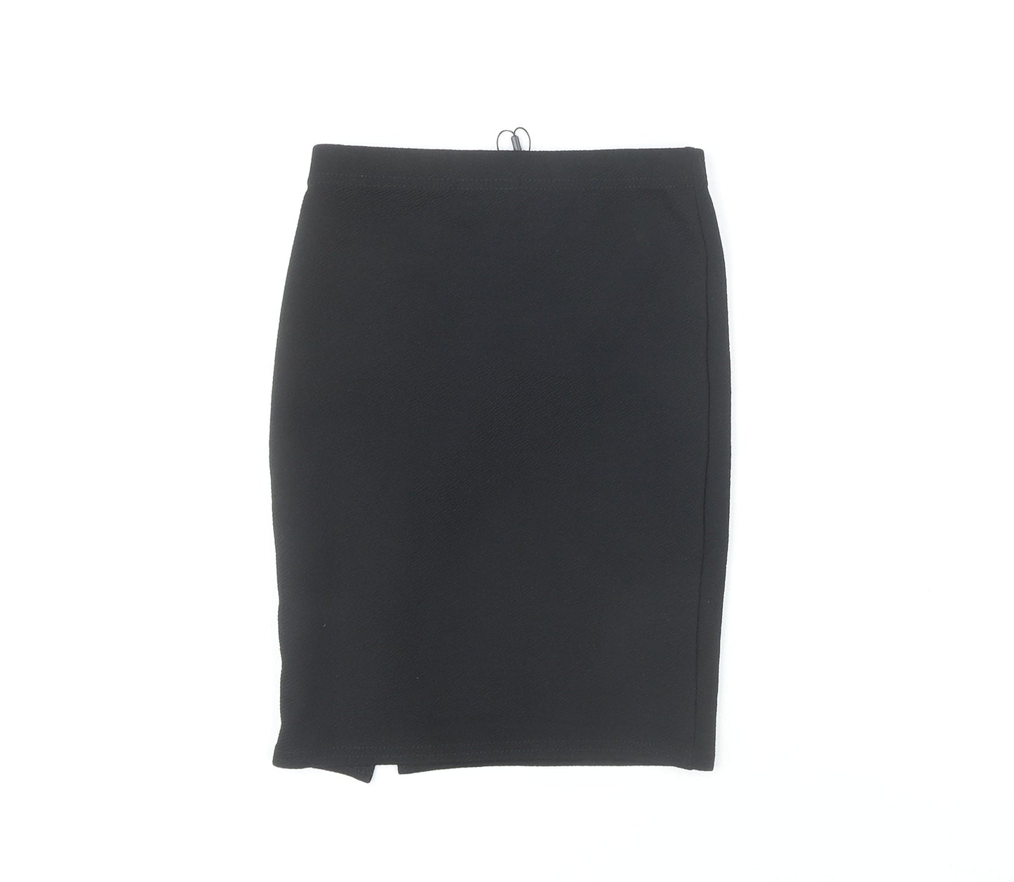 PrettyLittleThing Black Pencil Skirt UK Size 4