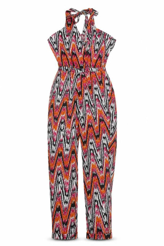 Internacionale Women’s Multicoloured Jumpsuit Size 10 Geometric