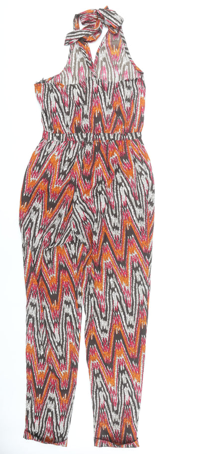 Internacionale Women’s Multicoloured Jumpsuit Size 10 Geometric