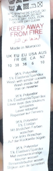 PrettyLittleThing Women's Black Jumpsuit Flared Sleeveless Size 10