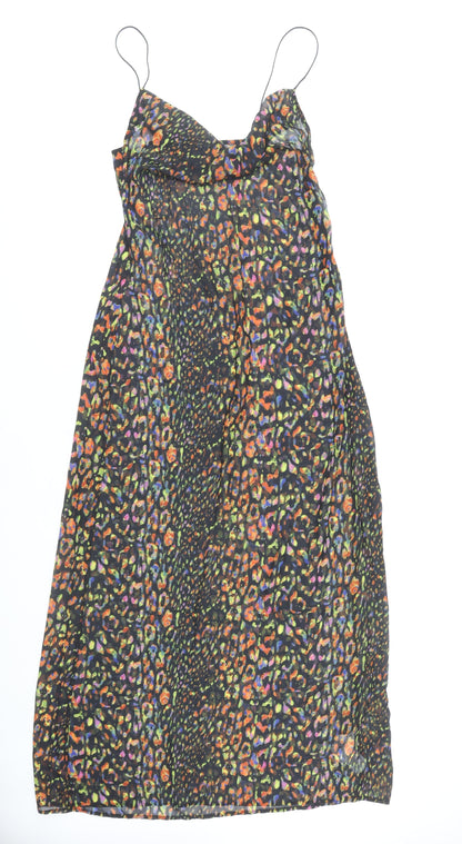 Missguided Women's Multicoloured Slip Dress Size 8