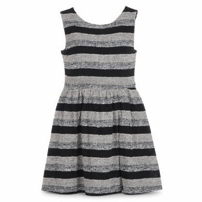 Atmosphere Women's Black Striped Sleeveless Dress, Size 12