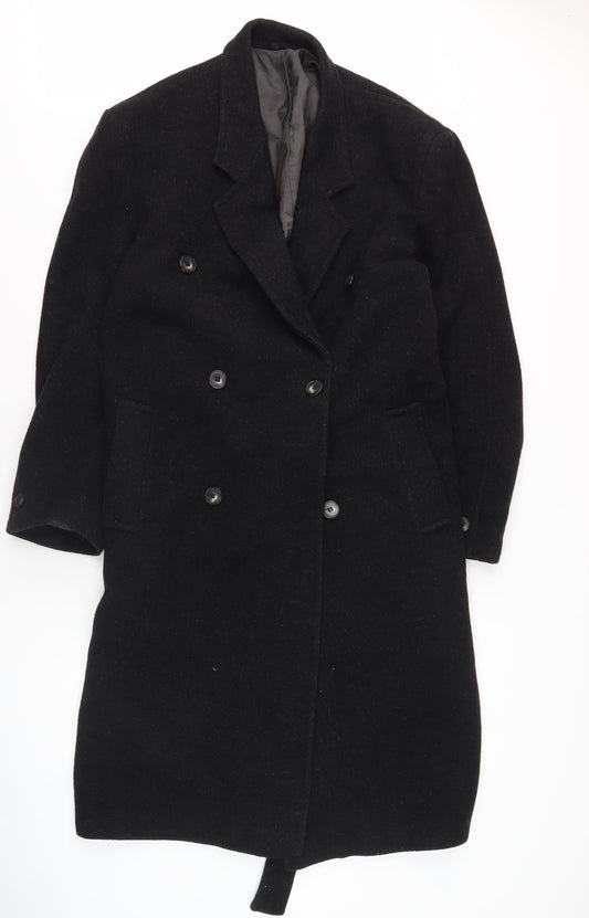 Willson Tailoring Men's Black Wool Pea Coat S